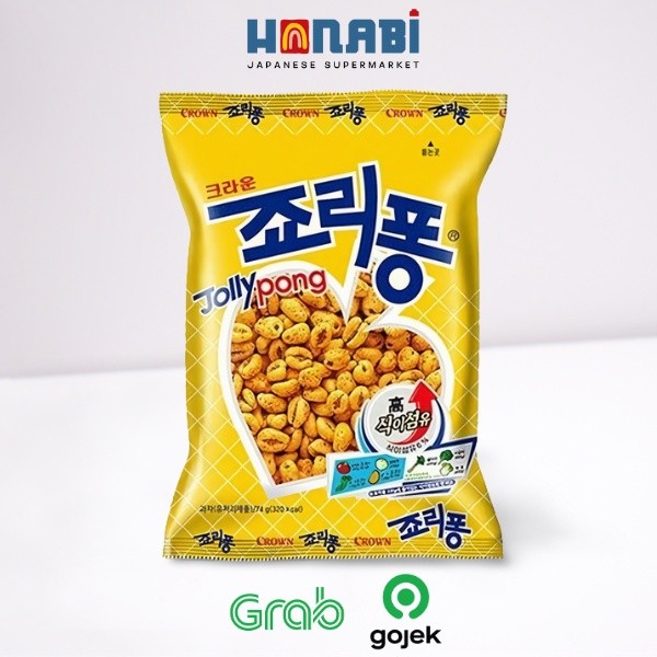 

Crown Jolly Pong Cereal 74g - Snack Dan Sereal Made In Korea