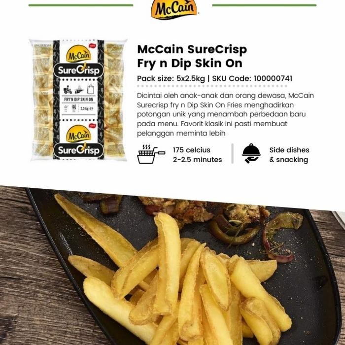 

Mc cain fry and dip kentang goreng french fries repack dan ori - 500 gram
