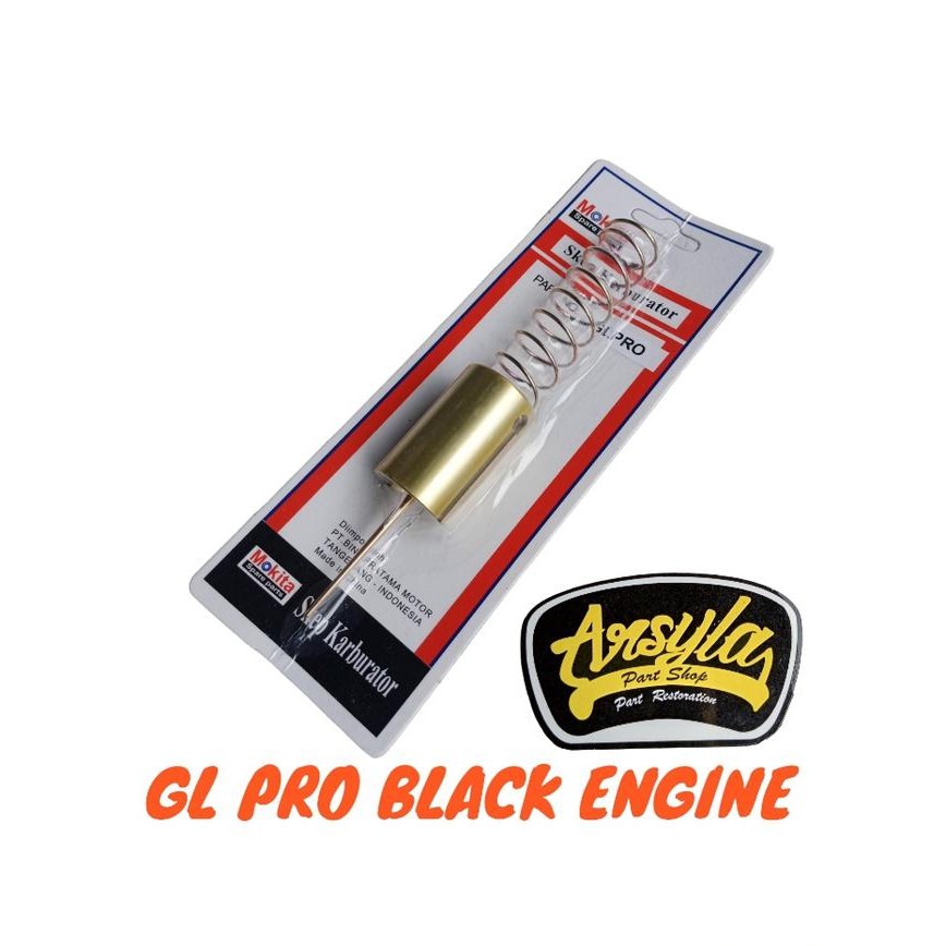 skep jarum karburator karbu gl pro series black engine skep besar