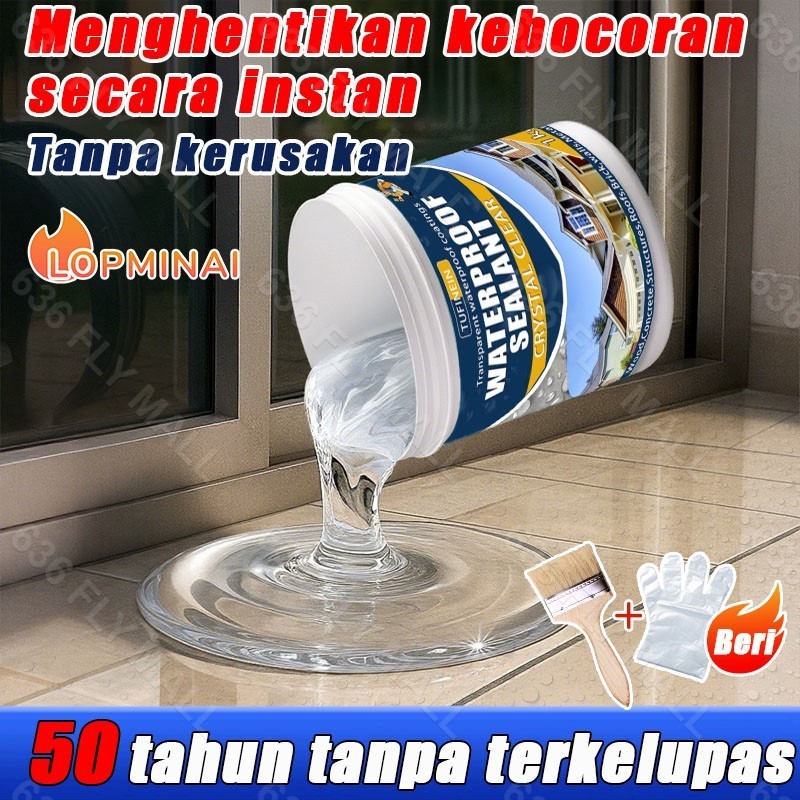 TERLARISLem transparan anti bocor Lem anti air Digunakan untuk atap lantai dinding dan pipa Lem aqua