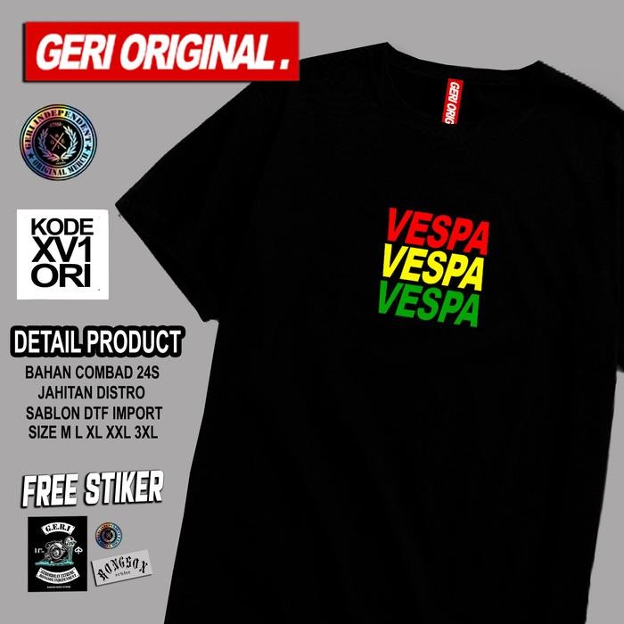 (COD) KAOS GERI ORIGINAL - VESPA MEKUJO - M