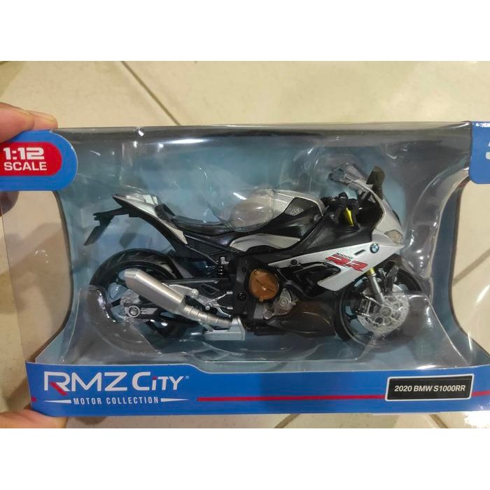 Diecast Motor 2020 BMW S1000RR RMZ City 1:12 - Silver