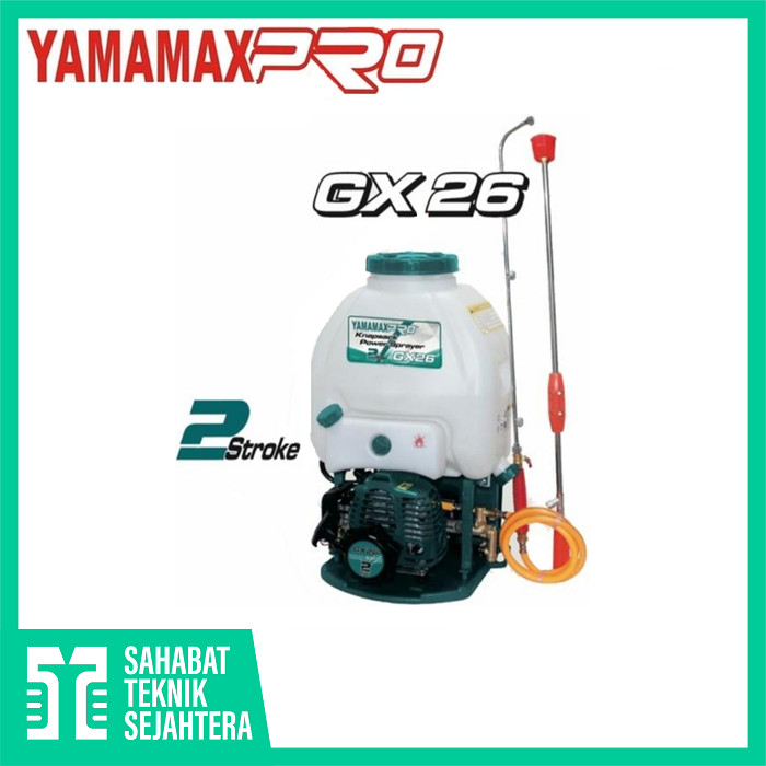 Sprayer GX26 15 Liter Mesin Semprot Hama 2 Tak Knapsack Power Sprayer