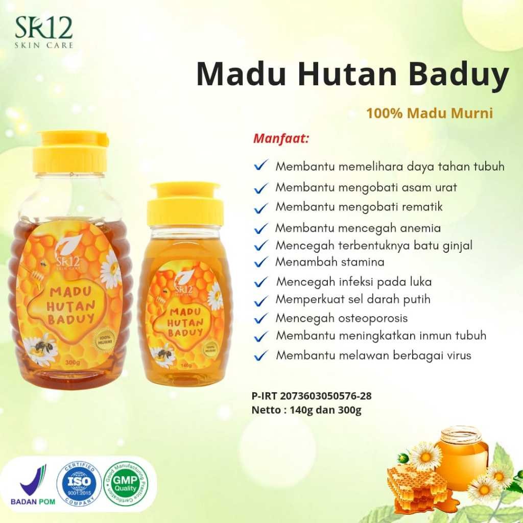 

(JAMINAN ASLI) Madu Hutan Baduy SR12 Madu Alami Meningkatkan Imunitas Tubuh dan Antioksidan