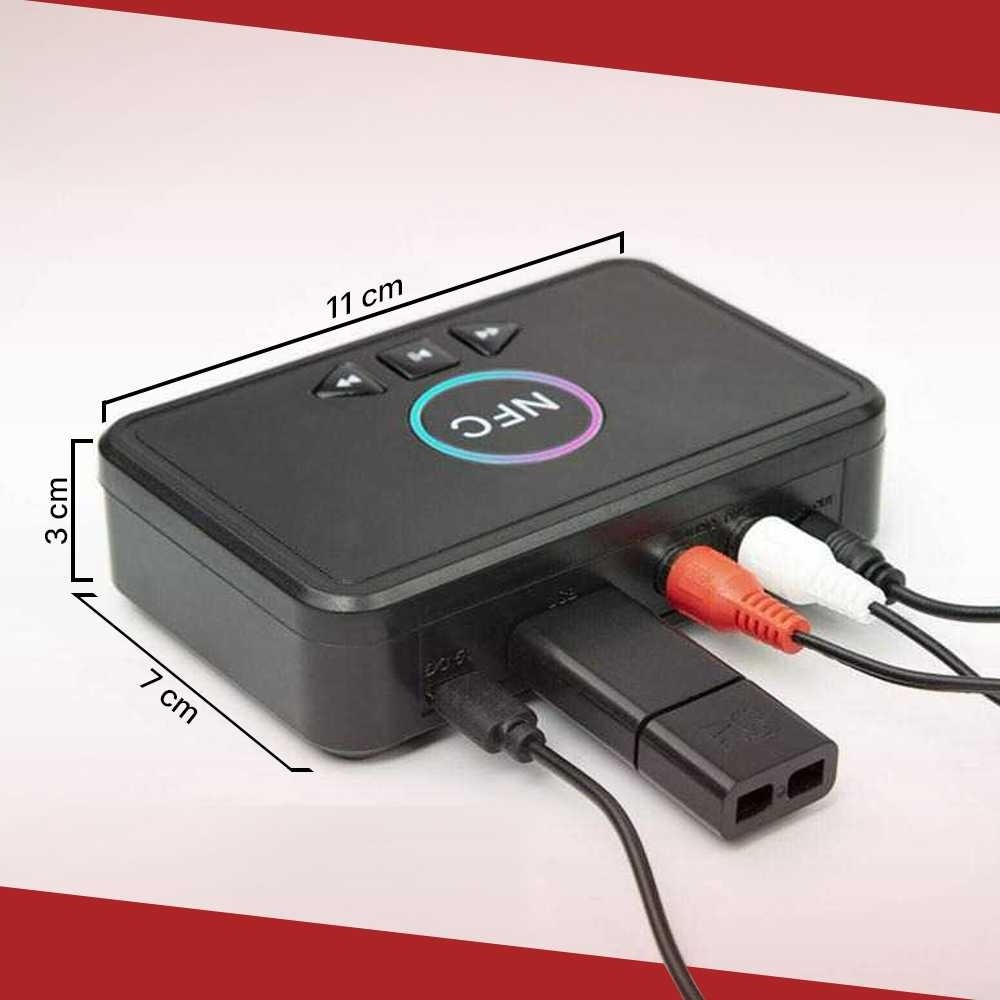 TaffSTUDIO D10 Audio NFC Bluetooth Receiver 5.0 / Adapter Receiver Audio Connection Bluetooth 5.0 NF