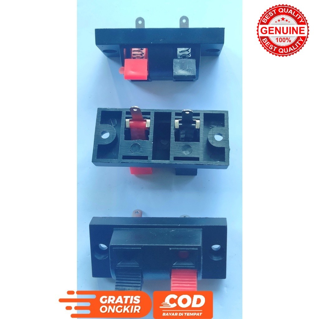 TERMINAL SPEAKER SPIKER AKTIF BESAR 2P 2 PIN 2 KAKI