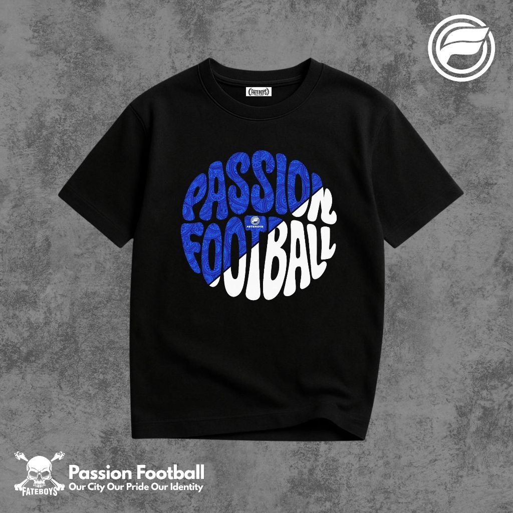 Tshirt Passion Football Cotton 24s Pria Wanita Casual Football