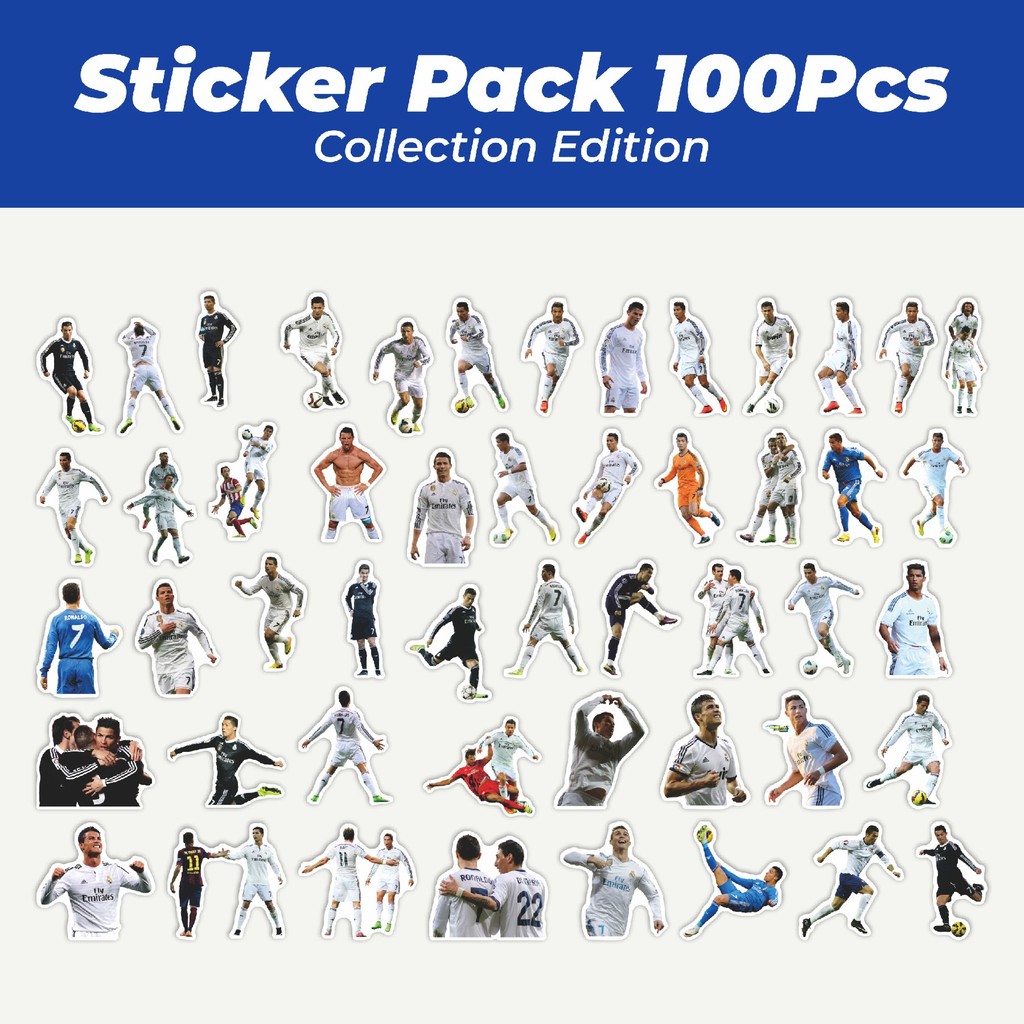 

Hot Stiker CR Real Madrid V1 Lucu Anti Air Stikers Berperekat Waterproof Sticker Decal Buat Motor Helm Buku Journal Koper Casing HP Laptop Botol Minum