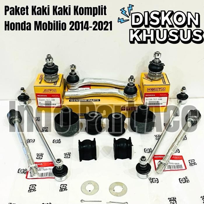 [COD] [FULL SET] Karet Bushing Mobilio Bushing Lower Arm Besar Kecil Mobilio 2014-2021 Original