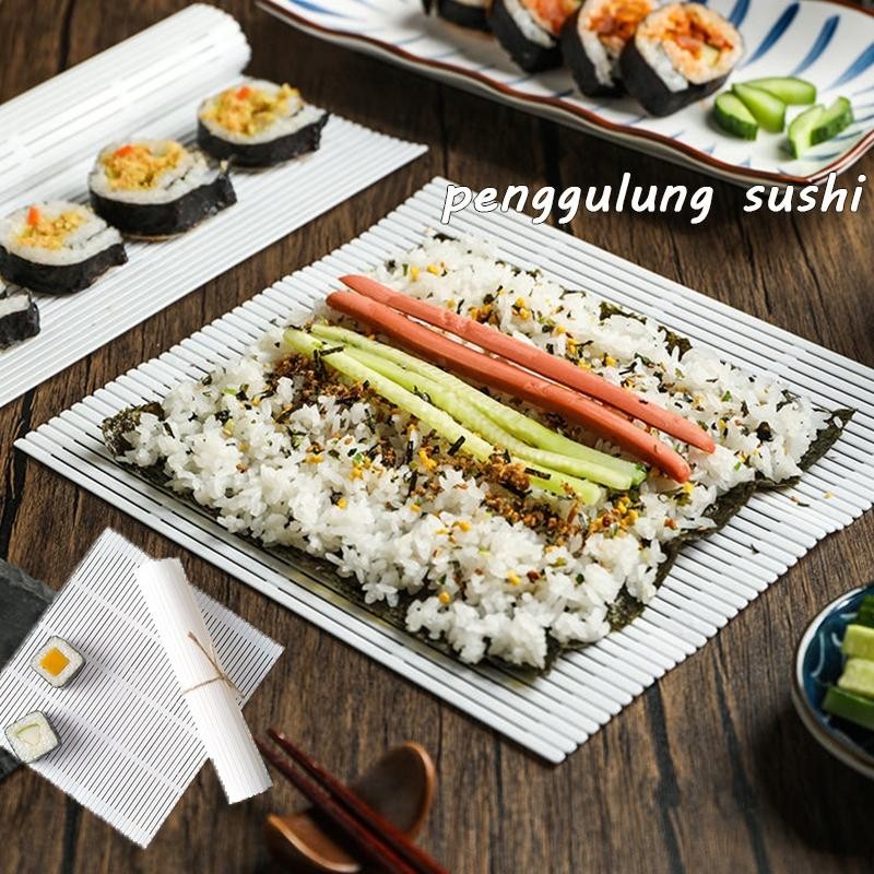 Sushi gulung, saus sushi gulung, cetakan sushi gulung, peralatan sushi, set lengkap sushi gulung, al