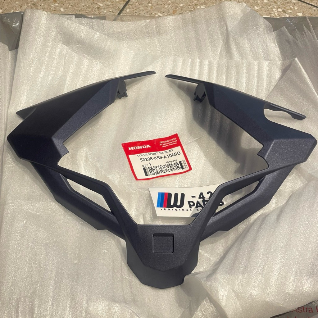 COVER LIST GARNIS SPEEDOMETER VARIO 125 150 LED ESP OLD LAMA 2015 2018 BIRU DOFF ORIGINAL AHM 53208 