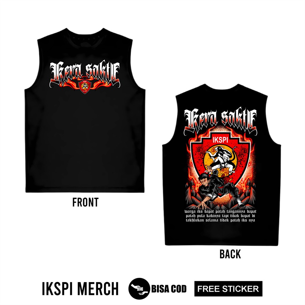 KAOS SINGLET IKSPI KERA SAKTI IKSPI WARGA IKS DAPAT PATAH SINGLET IKSPI TERBARU - SINGLET IKSPI LAMB
