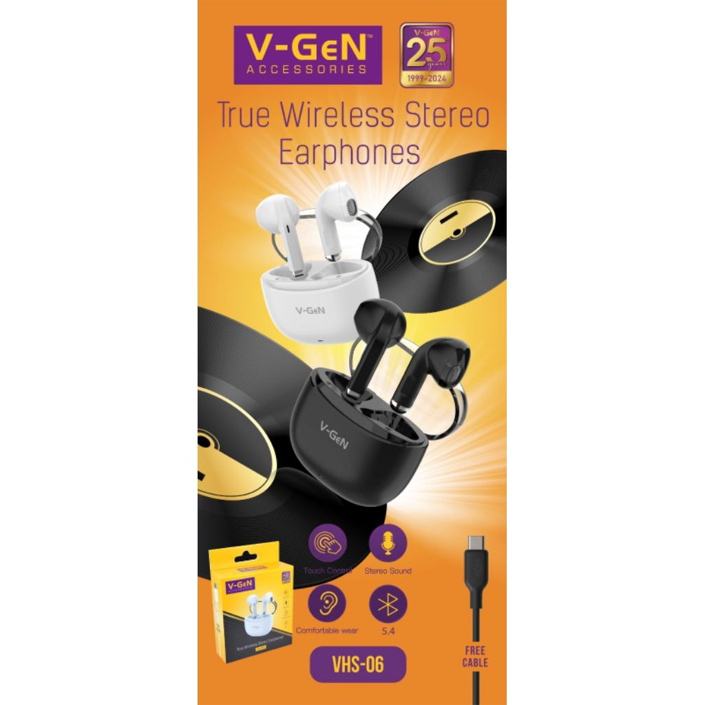 Headset Bluetooth TWS Vgen VHS-06