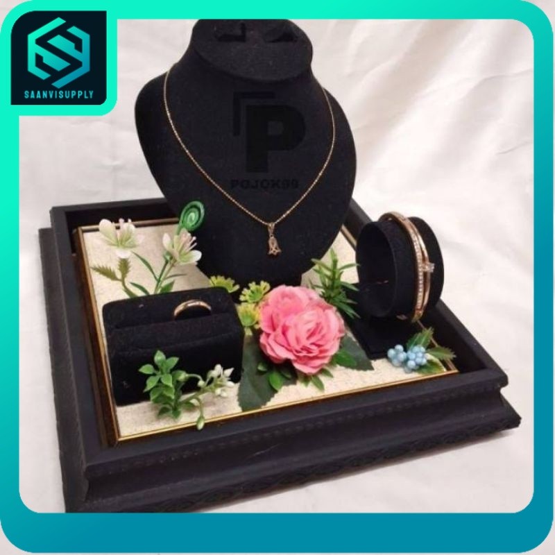 SALE Tempat Perhiasan Seserahan - Tempat Perhiasan Seserahan Kalung Gelang Cincin - Tempat Perhiasan