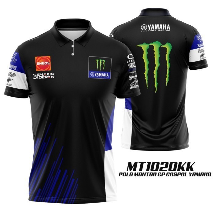 Kaos Jersey MotoGp Team Yamaha Full Print MT1020 VMP