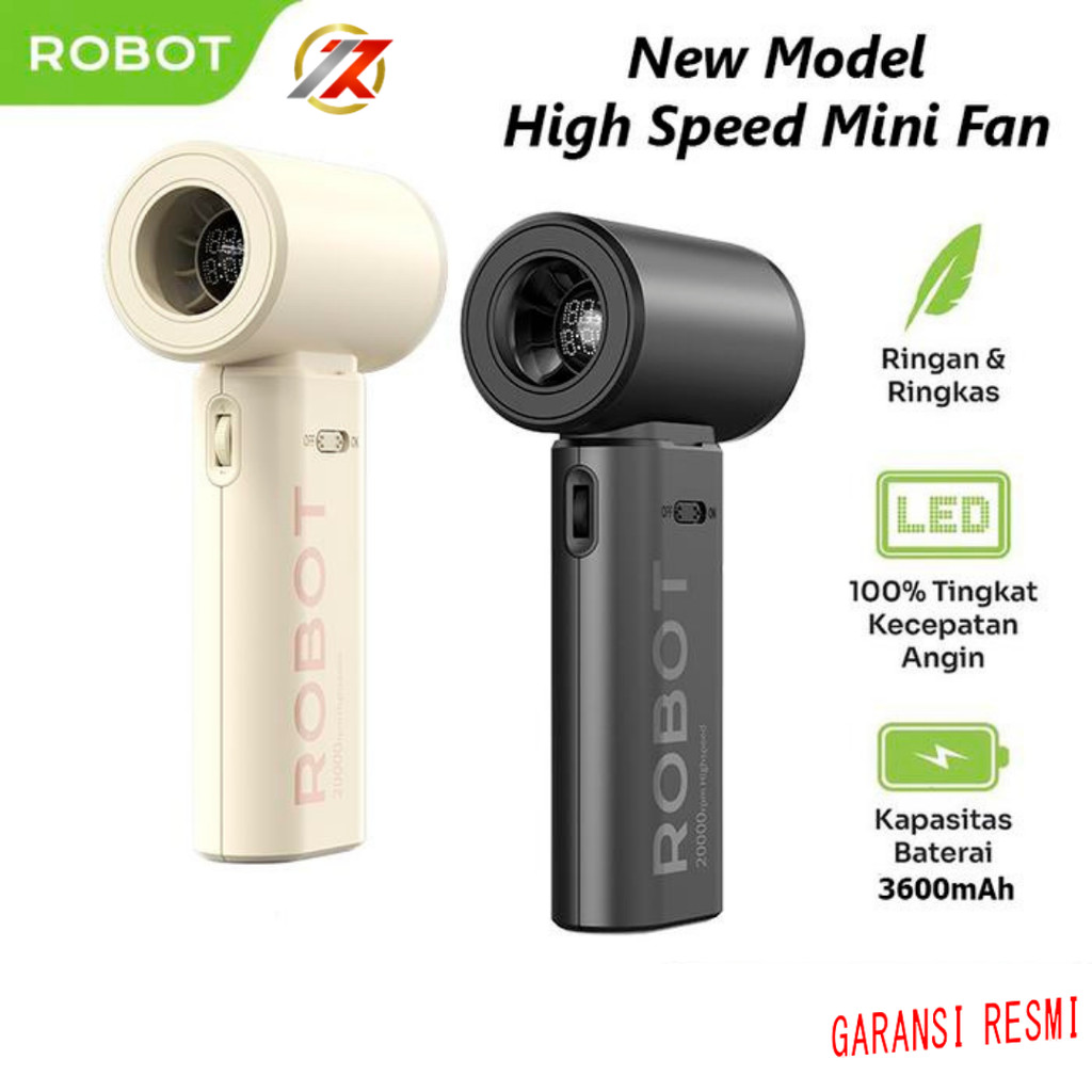 ROBOT RT-HF03 Portable Fan,Kipas Angin Cooler | Kipas Angin Portable Robot RT HF03