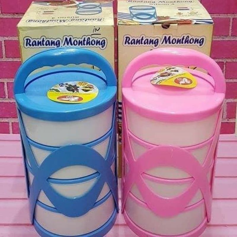 Rantang Plastik 4 Susun/ Rantang Monthong