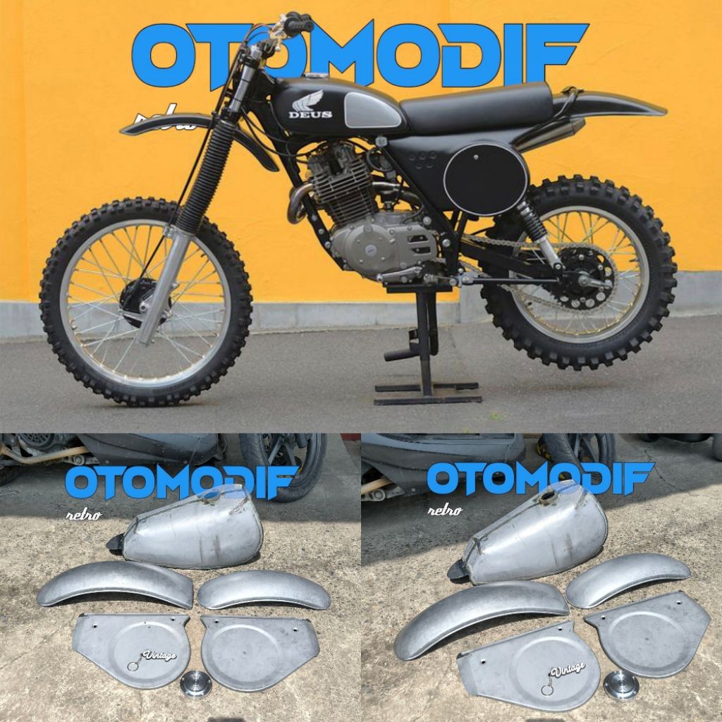 Paket Body Motor Custom Trail Vintage aka Trail Jadul OR