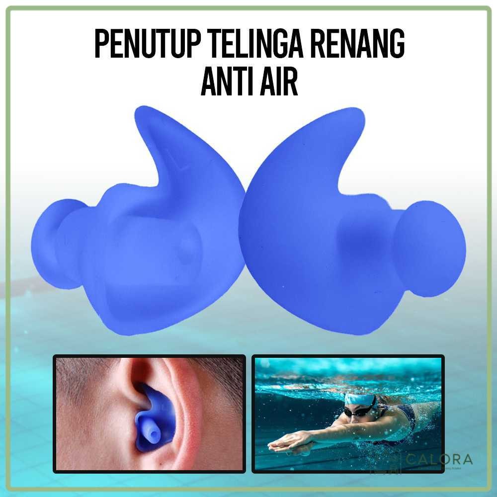 Penutup Telinga Renang Anti Air Silikon Earplug Swimming Waterproof