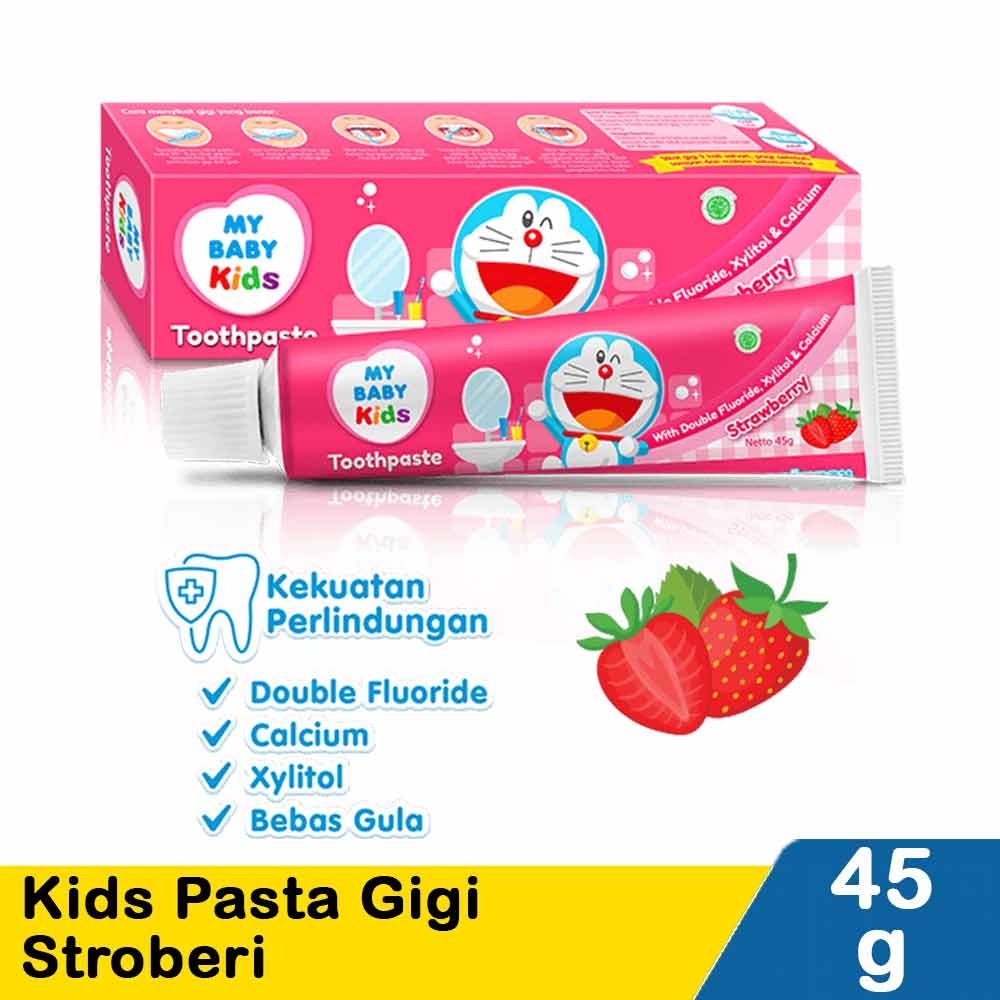 MY BABY KIDS KIDS TOOTHPASTE STRAWBERRY 45g