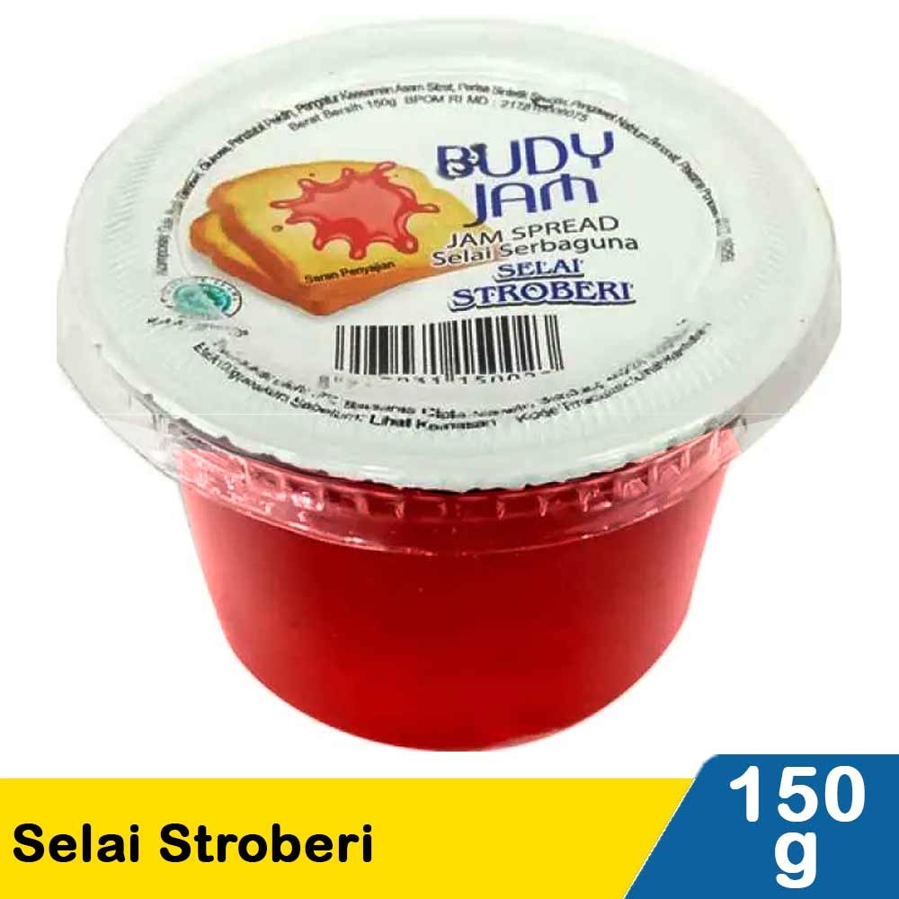 BUDY JAM SELAI STROBERI 150g