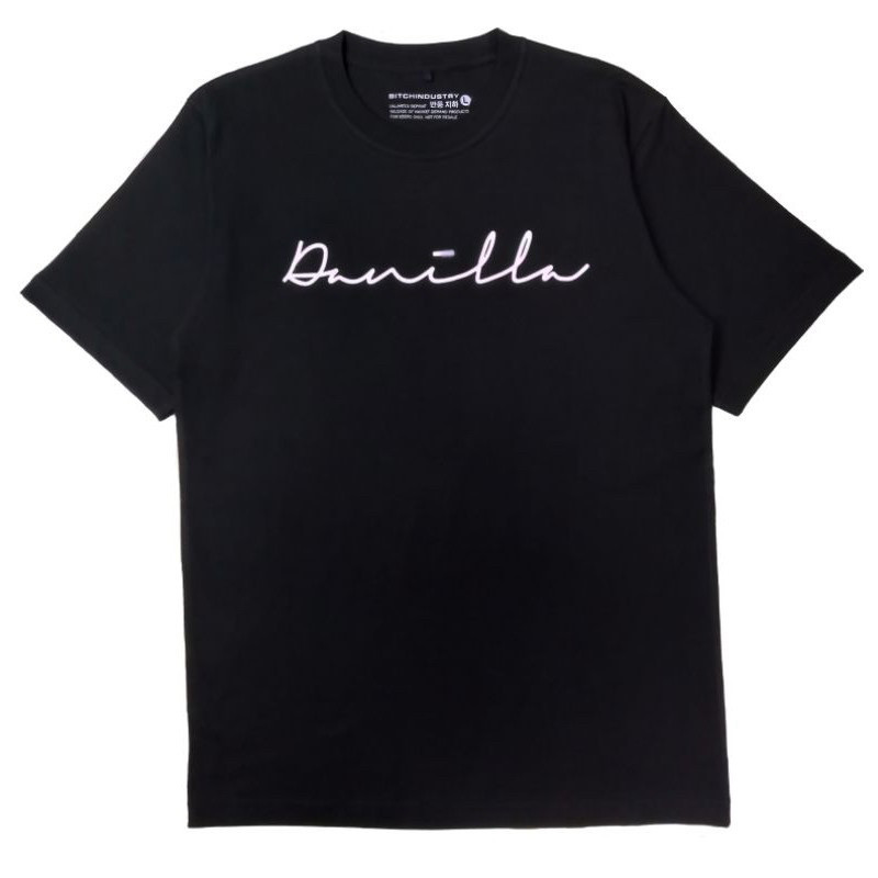 Danila Tshirt Merchandise - Font Kaos Band Tshirt Black