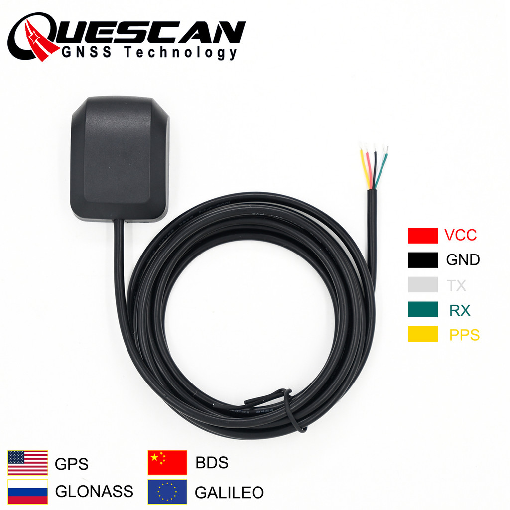 QUESCAN M10 Smart GPS GNSS Receiver GPS Galileo GLONASS BeiDou QZSS SBAS Antenna Module NTP GPS 1PPS