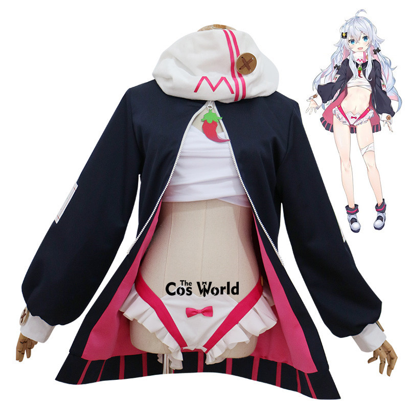 Virtual YouTuber VTuber Kagura Nana Sexy Maid Uniform Outfits Anime Cosplay Costumes