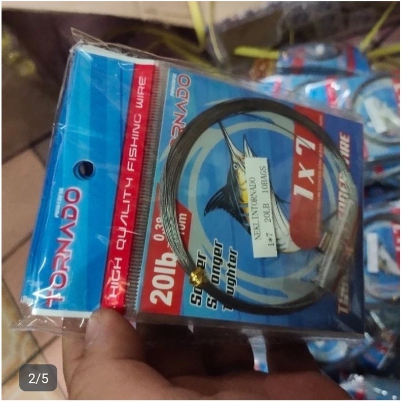 PROMO Neklin wire tornado 1x 7 neklin pancing Seling merk tornado