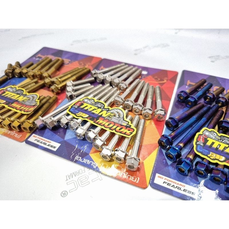 Baut Probolt Blok Kopling Mesin Model 2KUNCI Motor Vixion Old Vixion New dl