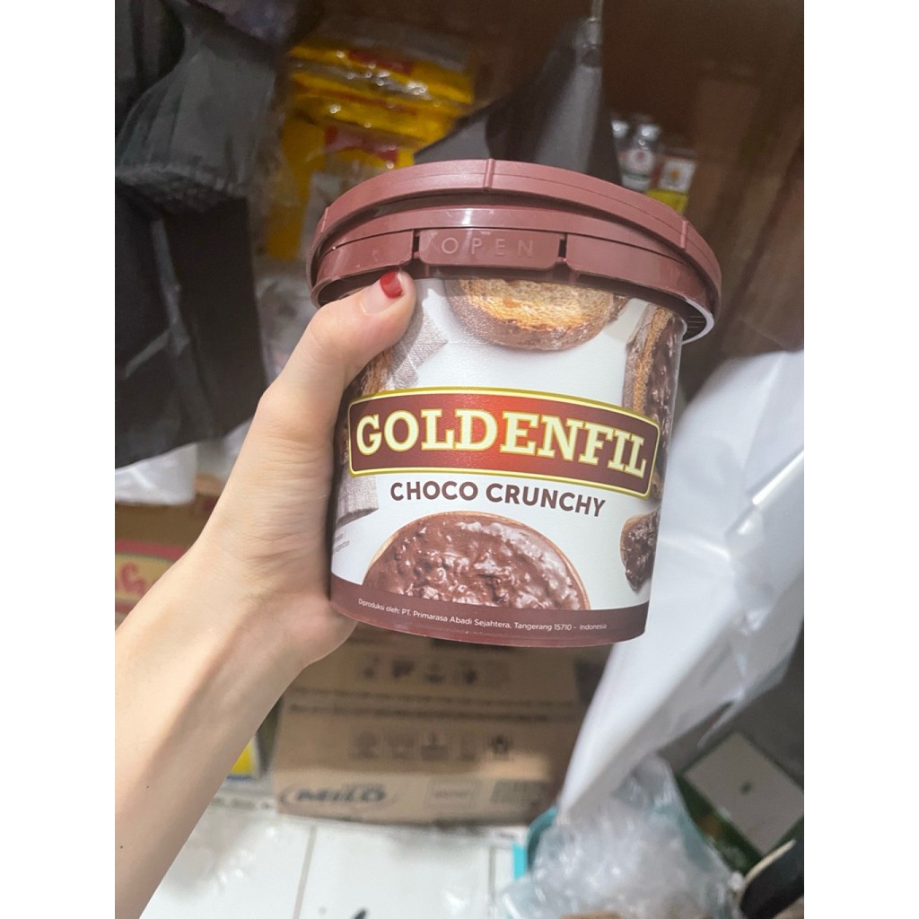 Glaze Goldenfill Coklat Crunchy @1 kg