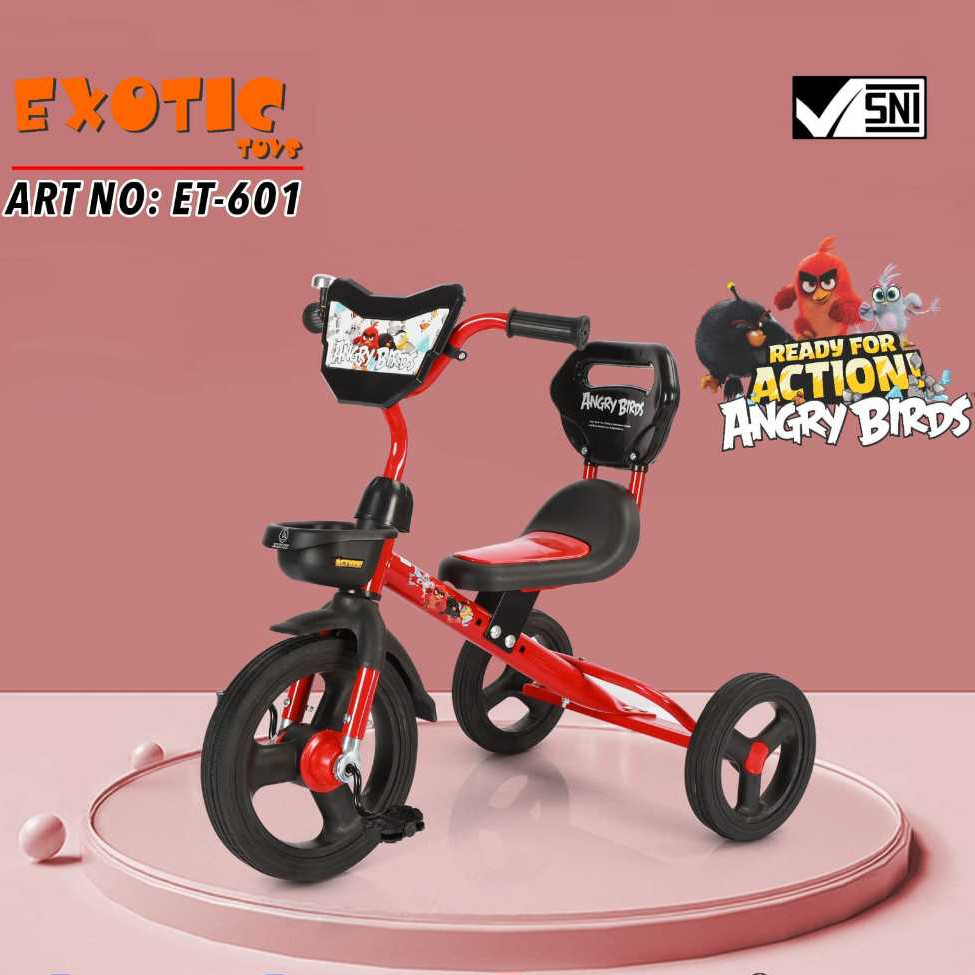 Sepeda Anak Roda Tiga Exotic ET 601 & Exotic ET 603-7  Mainan Anak Exotic Toys