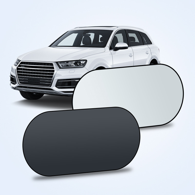 Car titanium silver sunshade, rear sunshade, rear sunshade, heat ulation sunshade, car interior suns