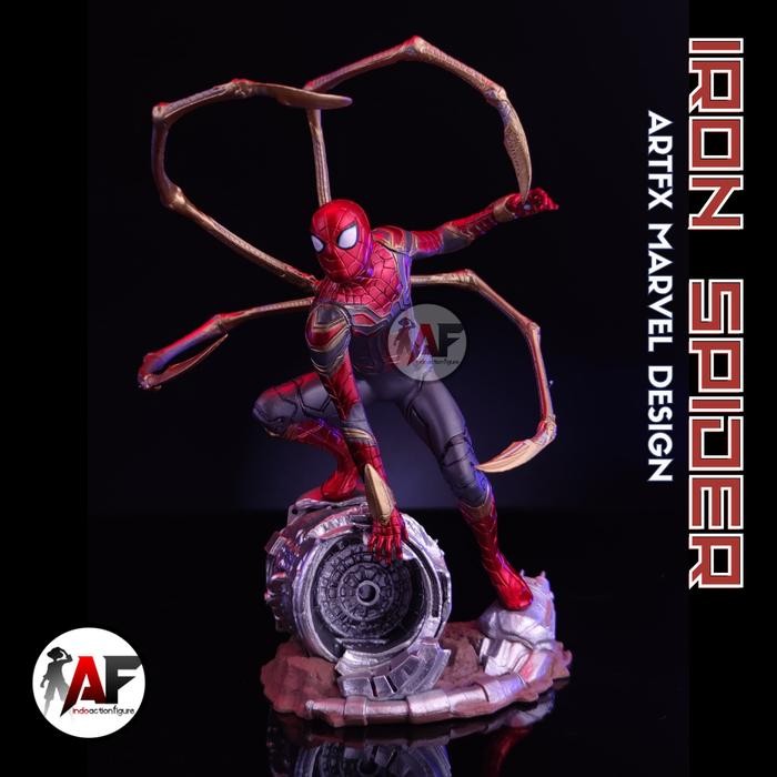 Action Figure statue Spiderman Iron Spider ARTFX marvel avengers - Warna