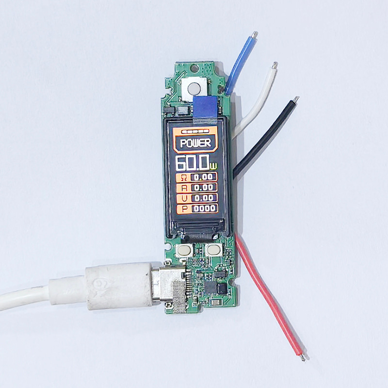 60W control board for type c Charger 3.7v Lithium Battery Controller Switch heating Board diy hand v