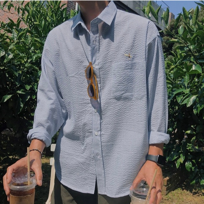 JASPER STRIPED SHIRT | KEMEJA SALUR PRIA