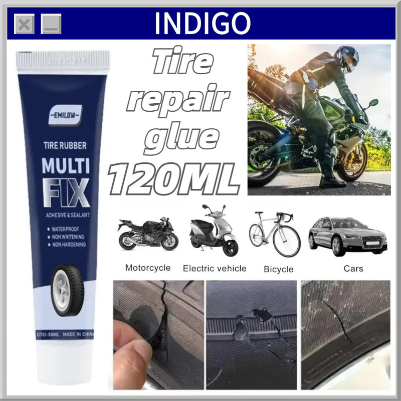120ML Lem ban luar mobil sobek / Tire Glue Repair / Lem Perbaikan Ban Mobil /Car Tire Repair Glue Ad