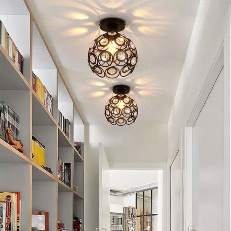 LAMPU PLAFON KRISTAL MINIMALIS #LAMPU HIAS PLAFON