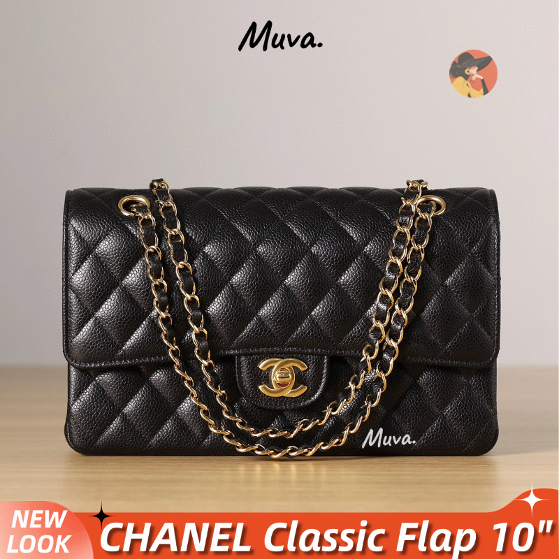 Tas wanita Chanel Classic Flap CF Medium 10" BAG