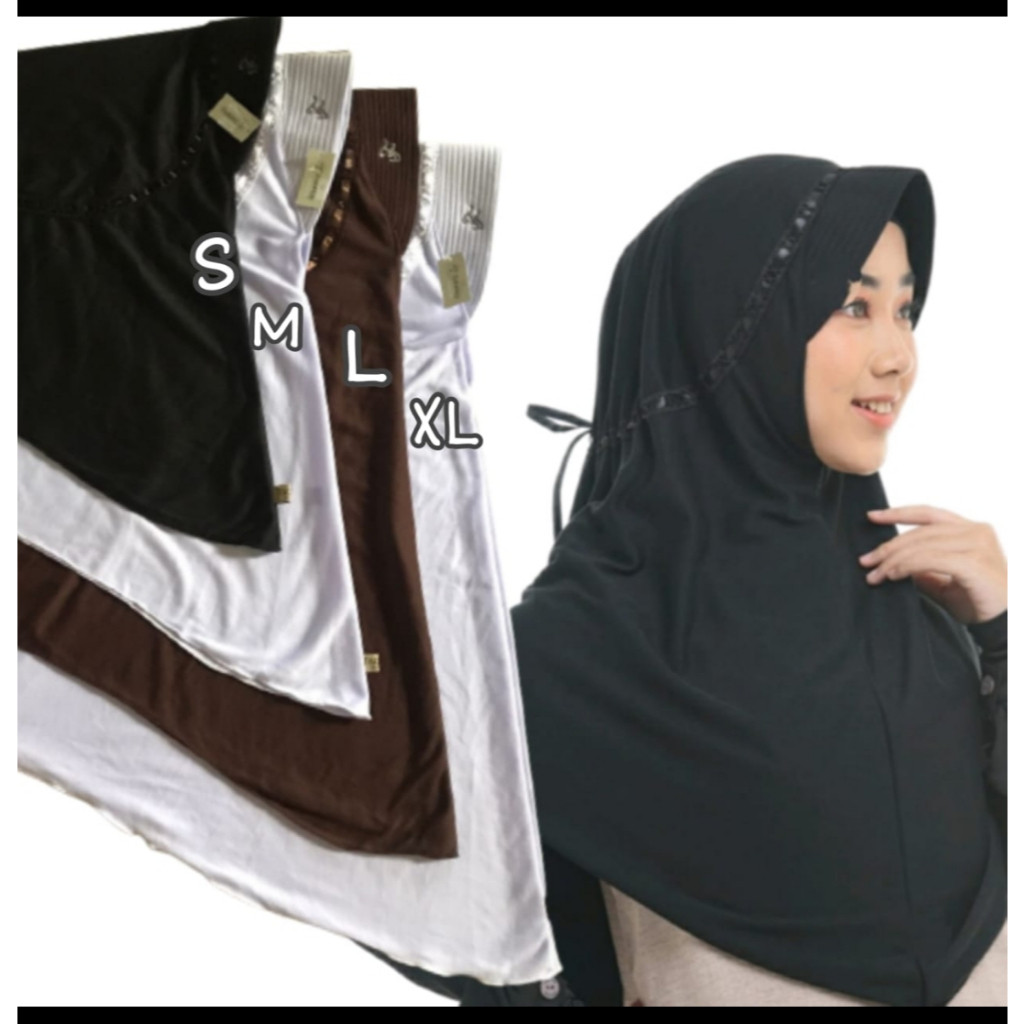 BEST SELLER kerudung blush sekolah / hijab Rabbani kW / kerudung rabbani hemy tali atas / Kerudung s