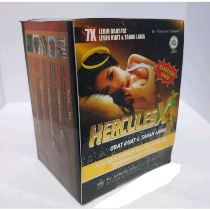 Kapsul Hercules X Original 100% Isi 10 Saset