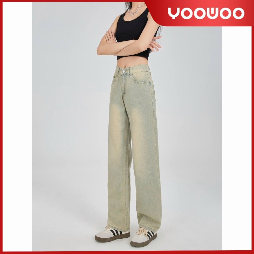 Celana Jeans Wanita/Retro Biru/Jeans Wanita Retro Biru/Celana Panjang Jeans/ Jeans Highwait Denim/Ce