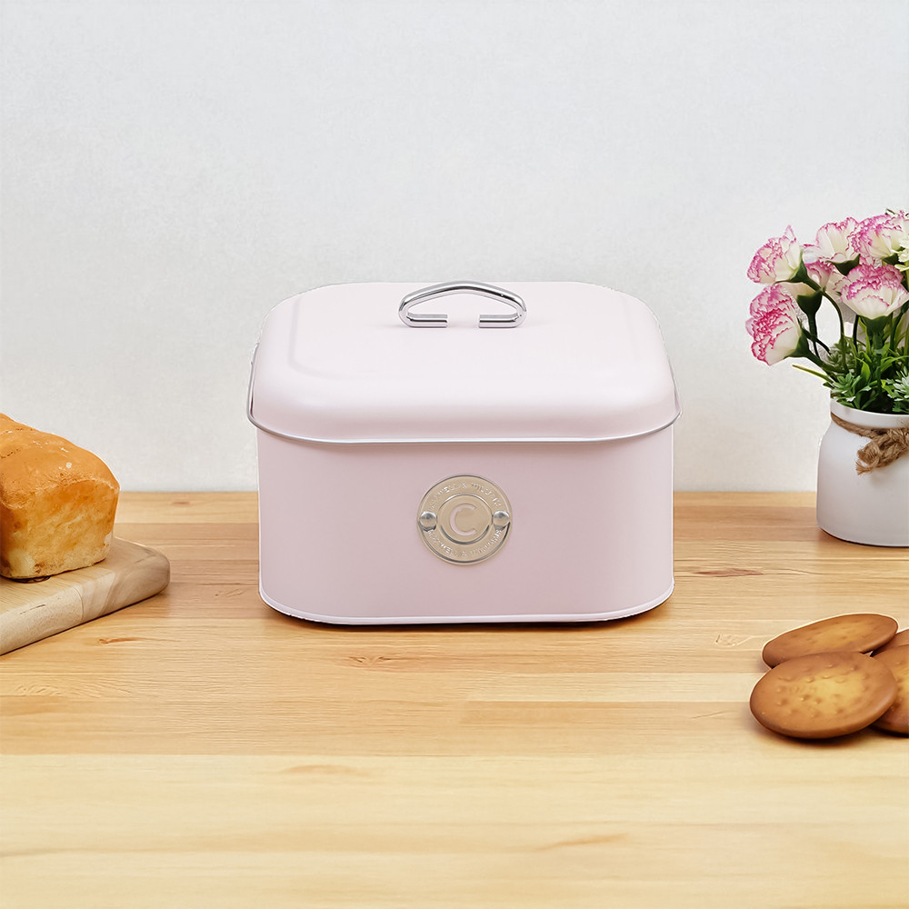 Informa Vira Stoples Kaca Cookies - Pink Jar Toples Kue Kering Perlengkapan Dapur Wadah Makanan Seto