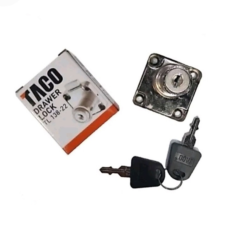 CAM LOCJ/KUNCI LACI TL 103-138 CAMLOCK TACO UKURAN 25MM-22MM SILVER