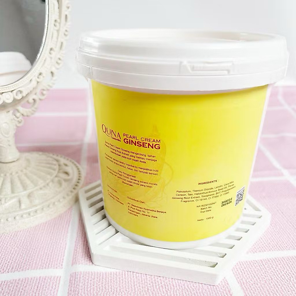 QUINA Pearl Cream GINSENG 1 kg/ Cream wajah 1000g