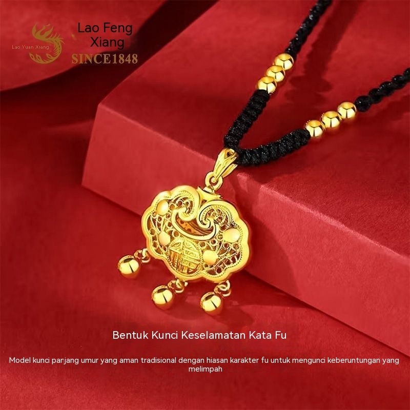 Kalung Kunci Perdamaian Perak Murni, Hadiah Ulang Tahun untuk Pacar atau Istri, Set Kotak Hadiah unt