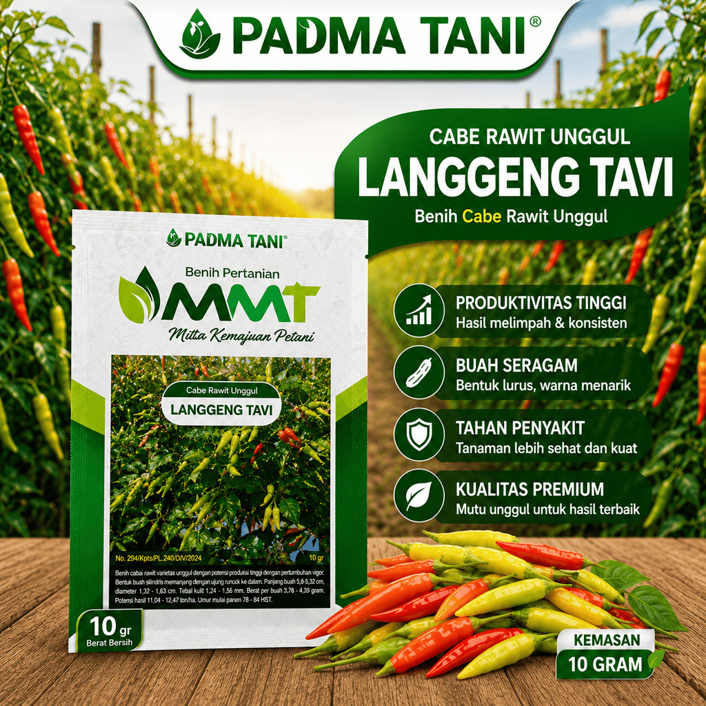 Benih Cabe rawit Langgeng 58 kemasan 10 gram