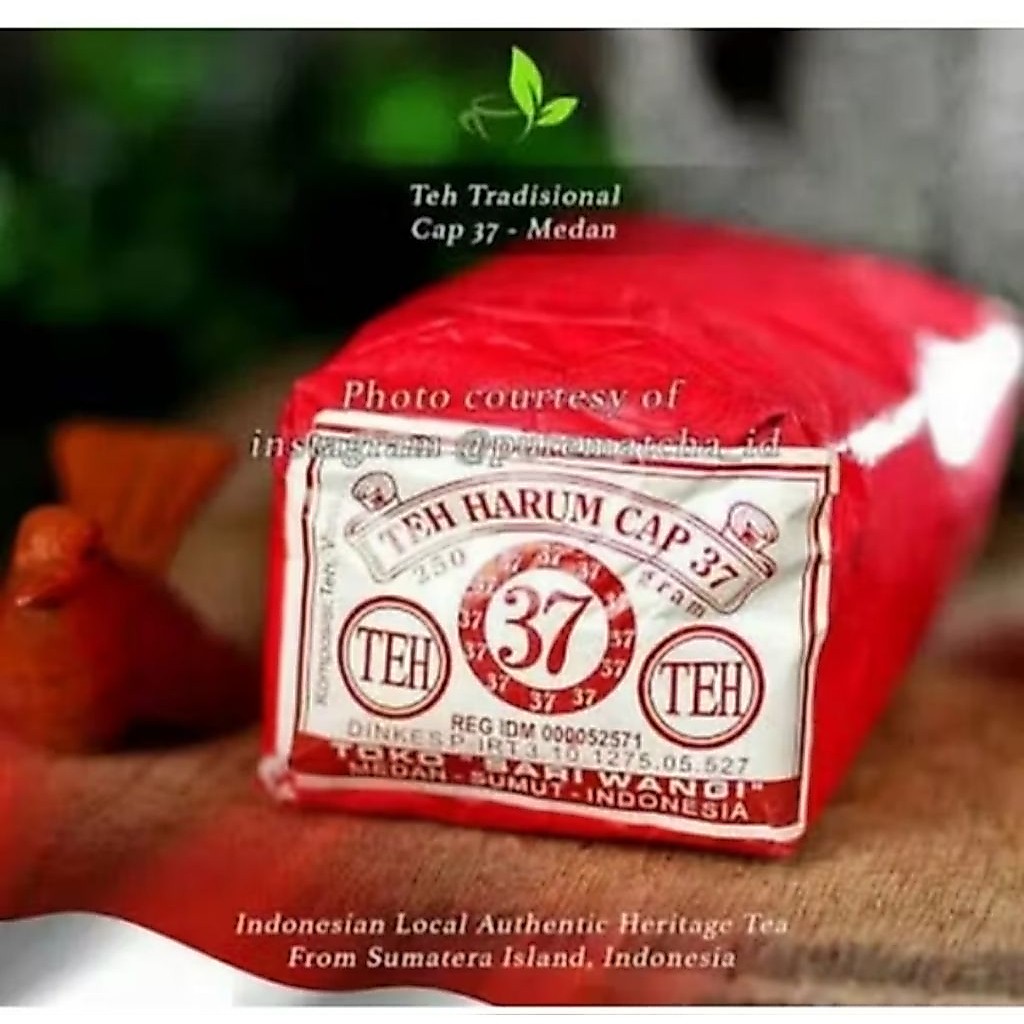 500gram Teh Harum Cap 37 Bubuk Teh Medan Wangi