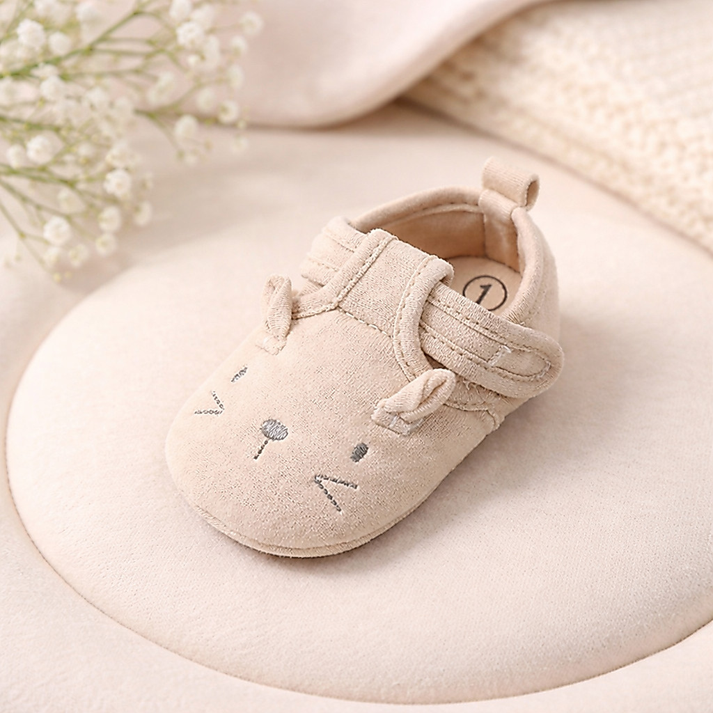 Sepatu Bayi Prewalker Laki-laki & Perempuan 0-6 Bulan Nyaman dipakai Anti Slip
