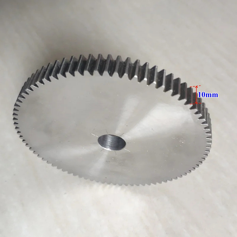 # Baja karbon 45 modulus 1.25 1.25M 85T 98T 100T 110T Gigi spur, gigi logam~